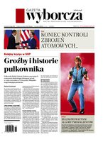 okłada najnowszego numeru Gazeta Wyborcza